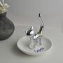 Personalised Cat Ring Stand And Dish, thumbnail 1 of 8
