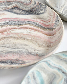 Ceramic Marble Plate 20cm, 4 of 11