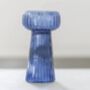 Ribbed Glass Hyacinth Vase, thumbnail 2 of 5