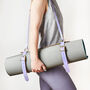 Luxury Leather Yoga Mat Carry Strap, thumbnail 1 of 3