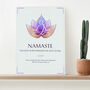 Personalised Diwali Namaste Wall Print, thumbnail 1 of 6