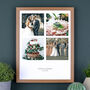 Personalised Four Photos Wedding Print, thumbnail 3 of 7