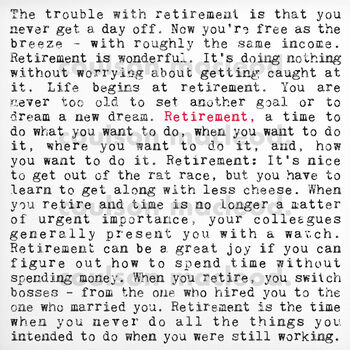 Retirement Leaving Gift Print With Heartfelt Quotes, 3 of 7