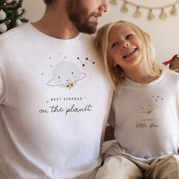 Stepdad’s Little Star Father’s Day Outfit Gift, 3 of 11