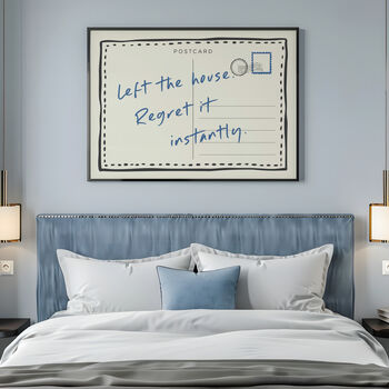 Personalised Postcard Print | Custom Text Wall Art, 3 of 6