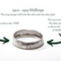 British Shilling Sterling Silver Coin Ring, thumbnail 5 of 12
