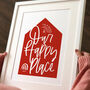 Personalised Our Happy Place New Home Family Print, thumbnail 3 of 5