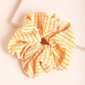 Gingham Colour Scrunchie, 2 of 9