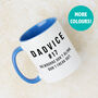 Dad To Be 'Dadvice' Newborns Ceramic Mug, thumbnail 1 of 7