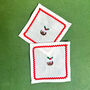 Christmas Pudding Cocktail Napkins, thumbnail 3 of 4