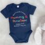 First Mother's Day Best Friends Forever Personalised Babygrow, thumbnail 1 of 9