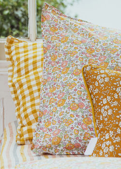 Yellow Gingham Pillowcase, 4 of 9