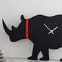 Rhino Clock With Wagging Tail, thumbnail 3 of 4