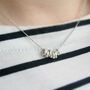 Sterling Silver Reels Necklace, thumbnail 1 of 6
