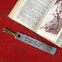 Personalised 6th Anniversary Gift, Iron Tassel Bookmark, thumbnail 4 of 12