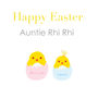 Happy Easter Family Chick Greeting Card, thumbnail 3 of 3