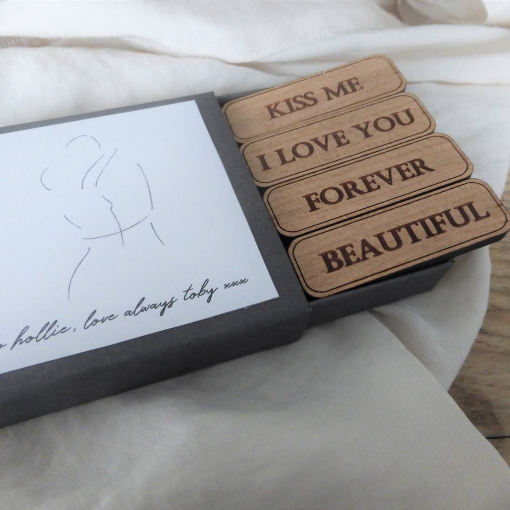 personalised wooden love by edgeinspired