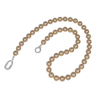 Pink Neutral Elegant Pearl Necklace, 4 of 4