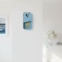 Sardine Clocks With Swinging Pendulum Choice Of Colours, thumbnail 5 of 6