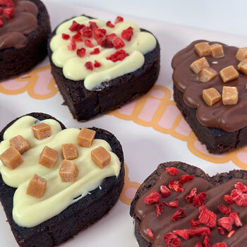 Heart Shaped Letterbox Brownies, 3 of 3