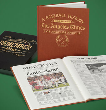 Los Angeles Angels Personalised Gift Newspaper Book, 12 of 12