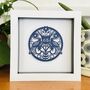 Personalised Framed 65th Anniversary Paper Cut, thumbnail 2 of 9
