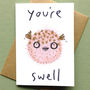 You're Swell Valentines Card, thumbnail 2 of 2