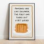 Pancakes Are Like Children Print, thumbnail 1 of 8