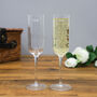 Personalised Block Initials Champagne Flute Set Of Two, thumbnail 2 of 10