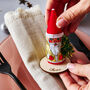 Personalised Chocolate Santa Christmas Place Setting, thumbnail 1 of 6