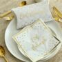 Eid Mubarak Pillow Box 10pk Cream And Gold, thumbnail 3 of 5