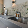 Marble Flower Kitchen Backsplash Designer Wallpaper, thumbnail 4 of 4