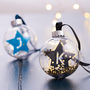 Personalised Star Initial Christmas Bauble, thumbnail 1 of 4