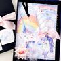 Magical Scented Unicorn Birthday Card, thumbnail 1 of 5