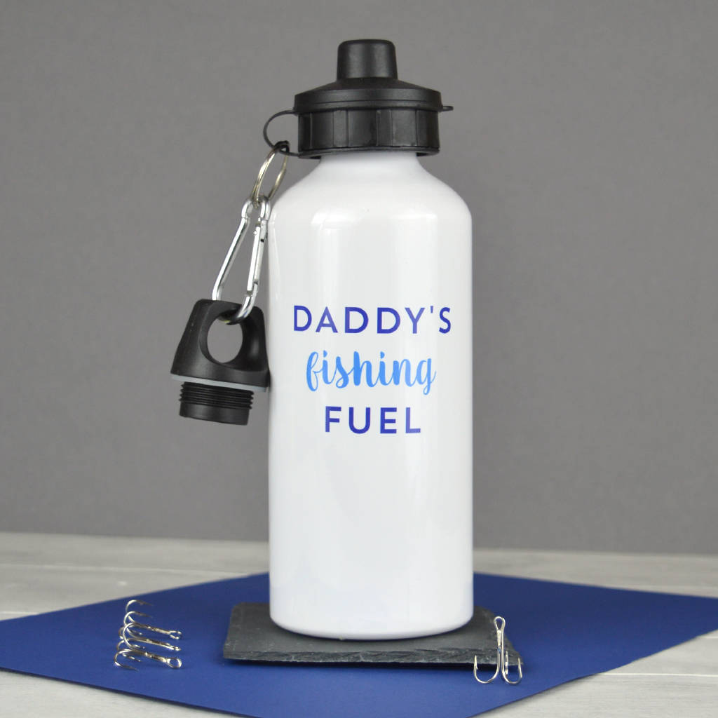 Water Bottle For Fishing Enthusiast By Pink And Turquoise