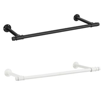 Wall Mounted Industrial Pipe Clothes Rail, 10 of 10