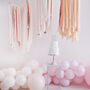 Blush And Rose Gold Streamer Party Backdrop, thumbnail 1 of 3