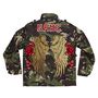 Sequin Wings And Roses Personalised Kids Camo Jacket, thumbnail 6 of 11