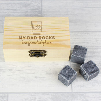 Personalised On The Rocks Whisky Stones Set, 2 of 5