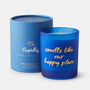 Smells Like Our Happy Place Romantic Scented Candle | Cosy Gift For Couples, thumbnail 2 of 5