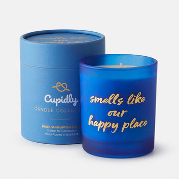 Smells Like Our Happy Place Romantic Scented Candle | Cosy Gift For Couples, 2 of 5