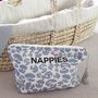 Personalised Baby Nappy Zipper Pouch Bag, thumbnail 1 of 8