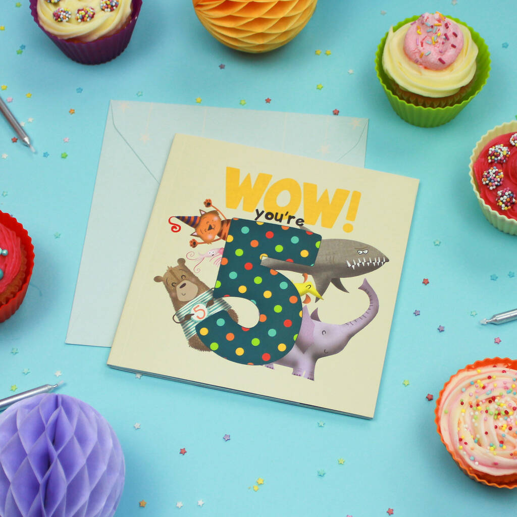 Wow You're Five! A Birthday Book You Can Send As A Card By FROM YOU TO ME