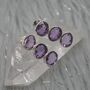 Purple Amethyst Earrings: February Birthstone, thumbnail 2 of 8