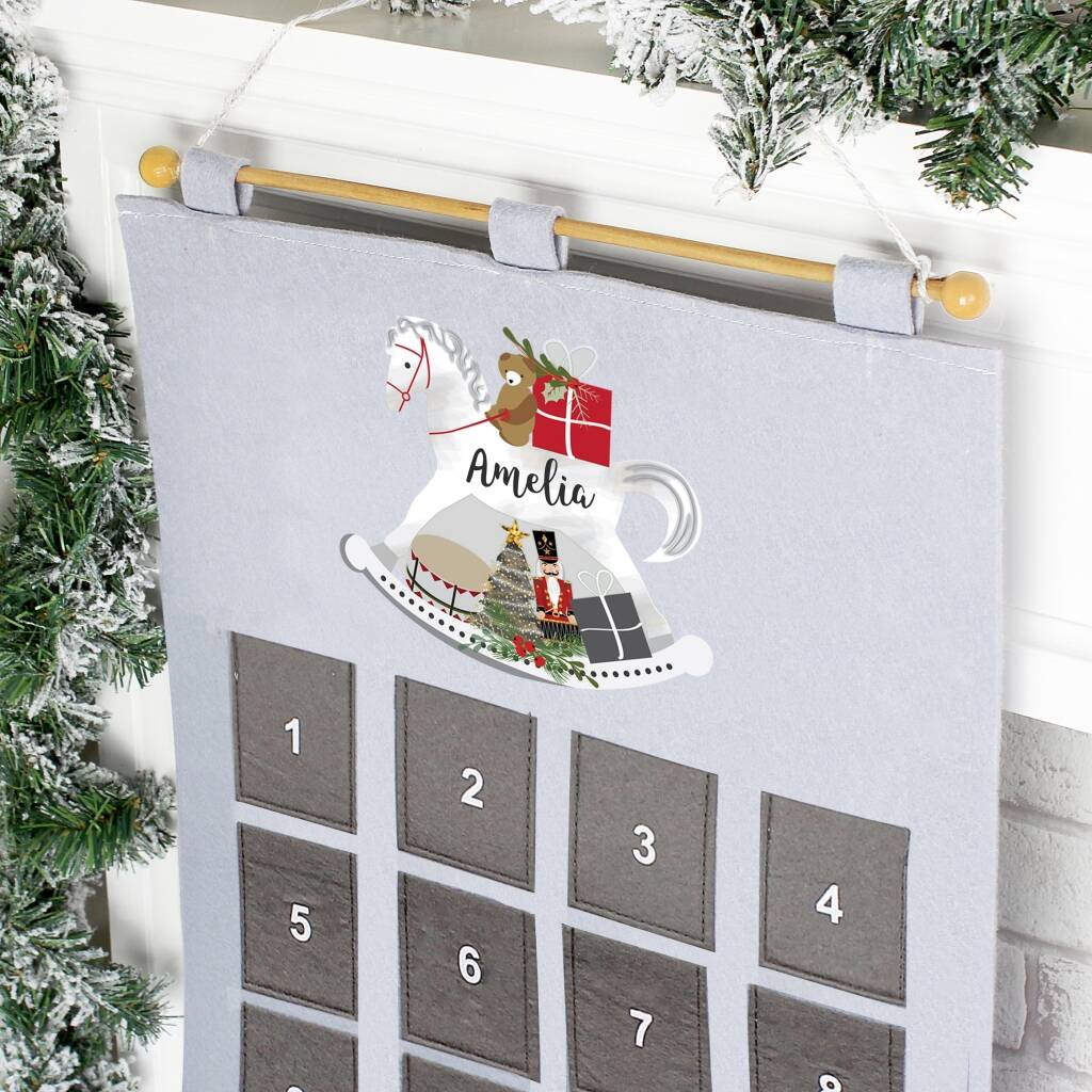 Rocking Horse Personalised Advent Calendar, 1 of 2