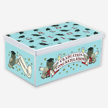 Hand Iced Personalised Graduation Biscuit Tin Gift, 4 of 5