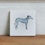 Greyhound Ceramic Coaster, thumbnail 1 of 3