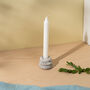 Triple O Candleholder: Marble Grey, thumbnail 1 of 5