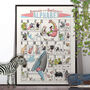Animal Alphabet For Your Bathroom, thumbnail 1 of 7