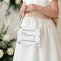 Acrylic Wavy Edge Cute Wedding Carry Sign, thumbnail 1 of 5